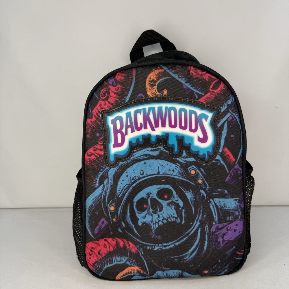 Backwoods Book Bag 12" Skeleton Deep‎ Diving Octopus 420 Smoke
